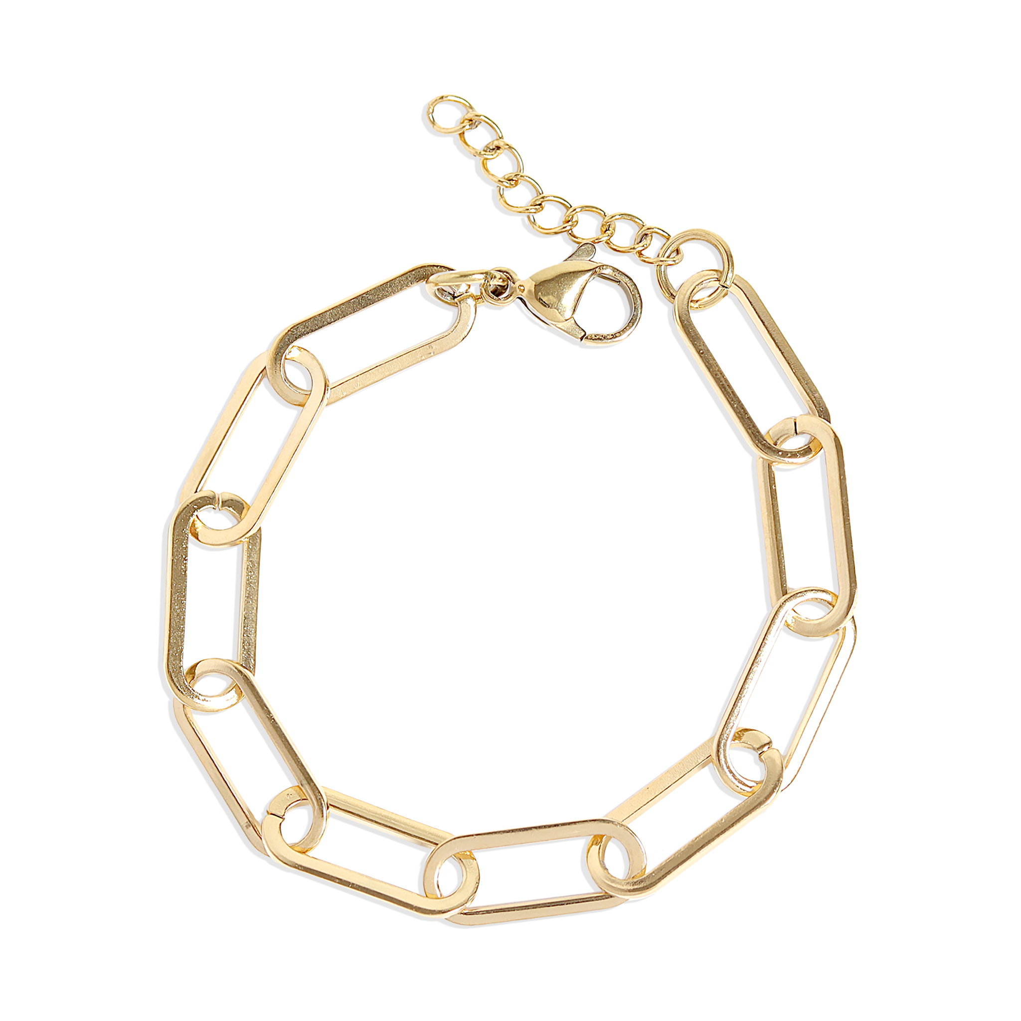 The Paperclip Chapter — 18K Gold PVD1 Chain Bracelet