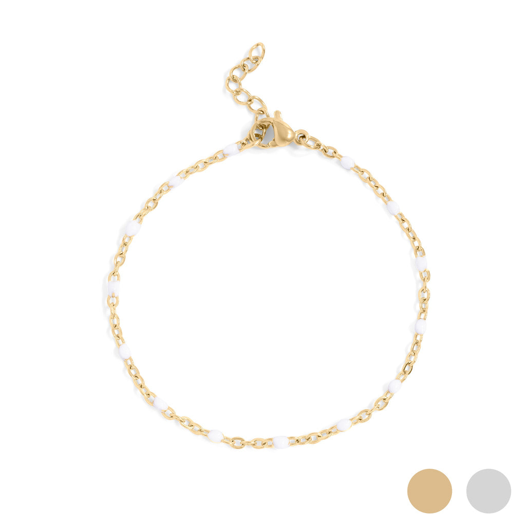 Moonlit Whisper Confetti Bracelet — 18K Gold PVD