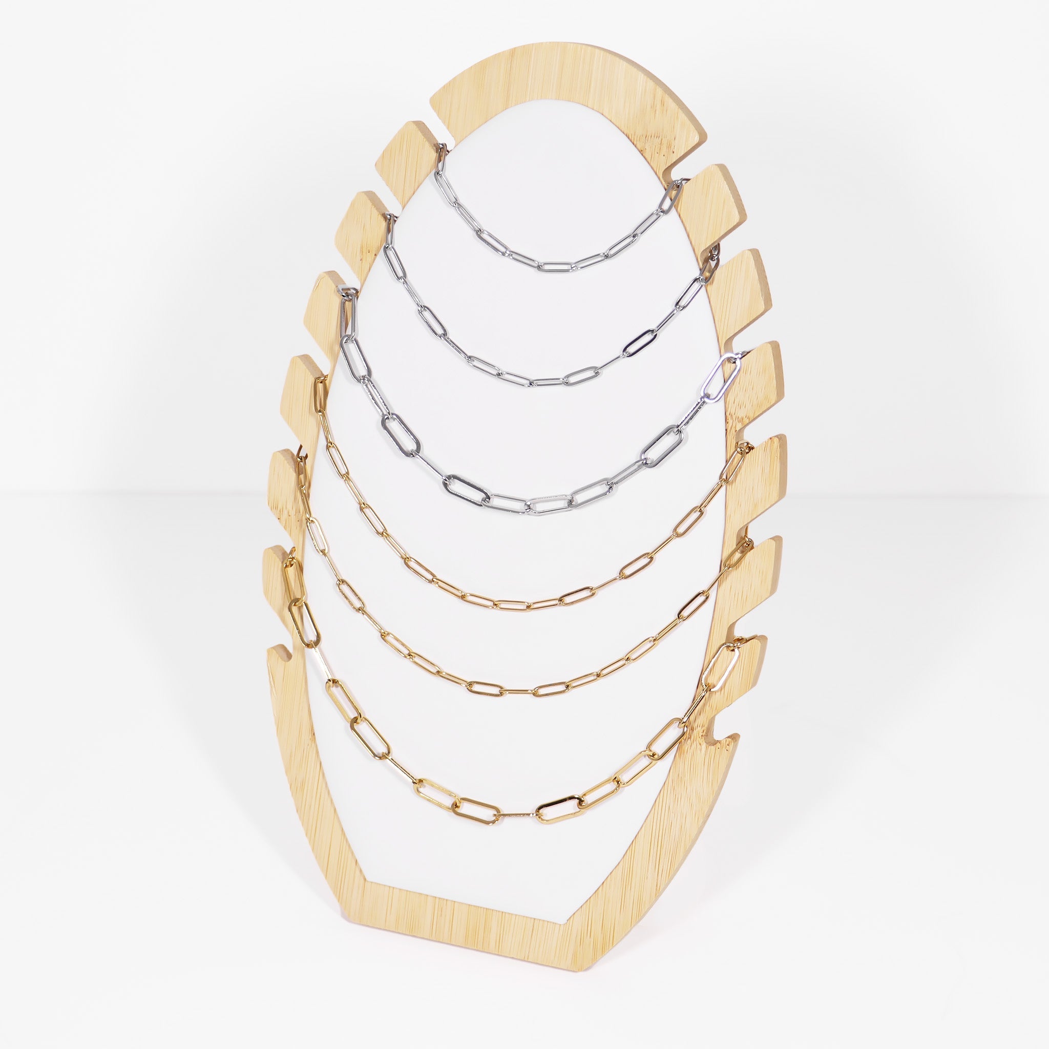 The Silver Chapter — PVD Paperclip Chain Necklace