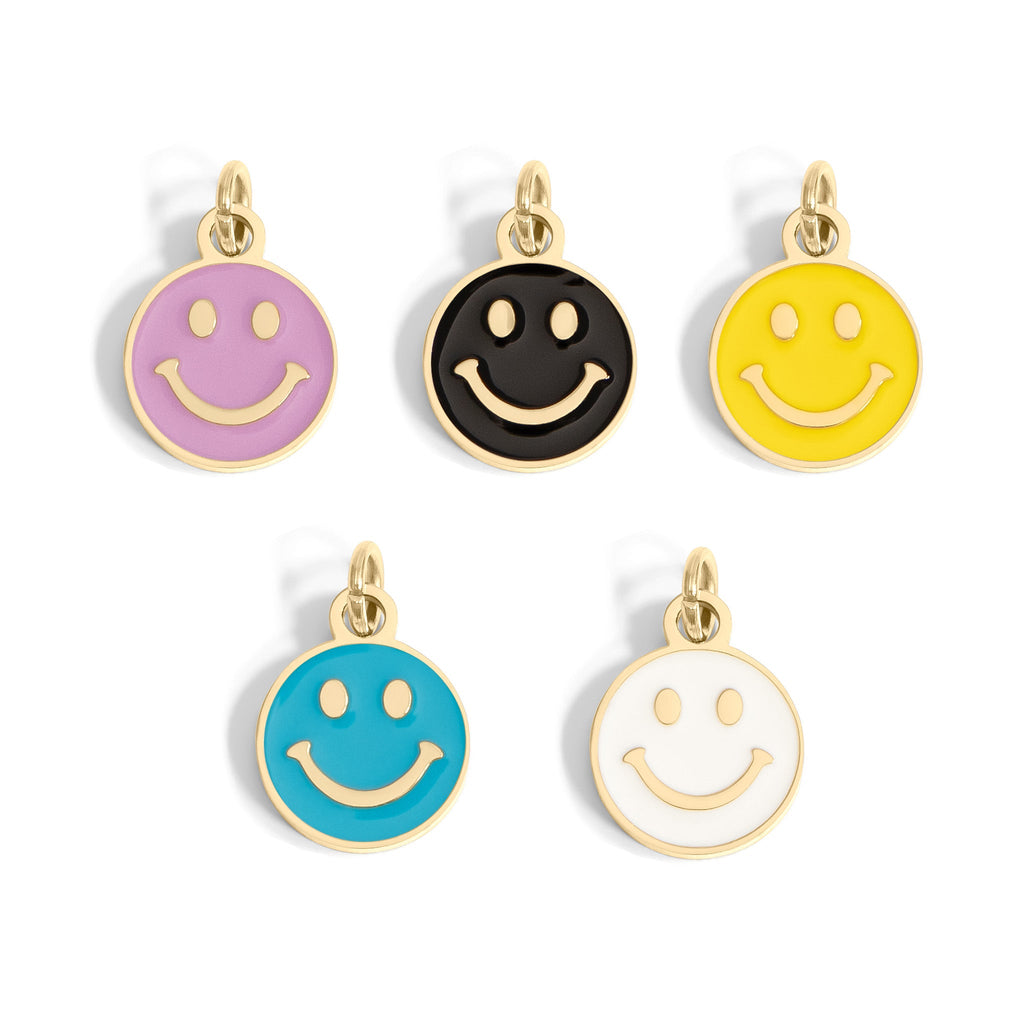 Unbothered — Epoxy Smiley Face Charm