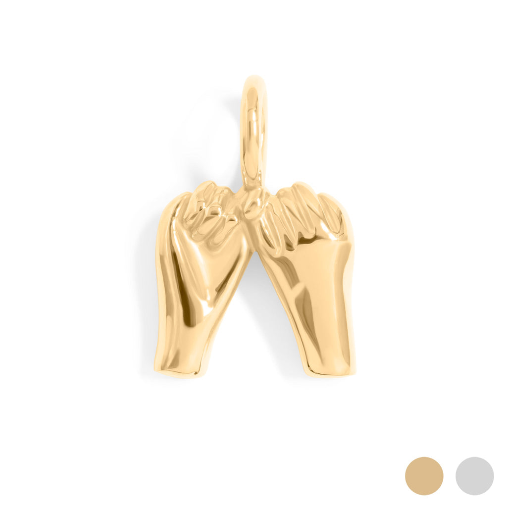 Cross My Heart — Pinky Promise Charm