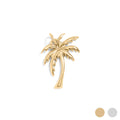 Midnight Oasis Palm Tree Charm
