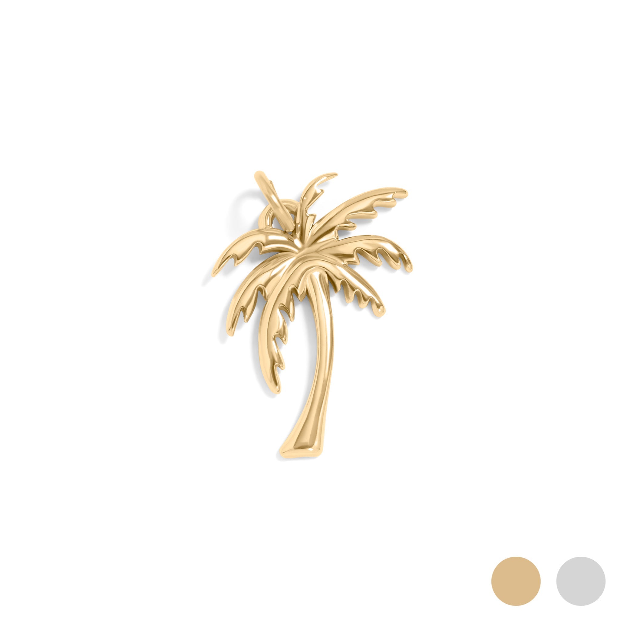 Midnight Oasis Palm Tree Charm
