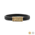 The Brooding Hero Leather Bracelet