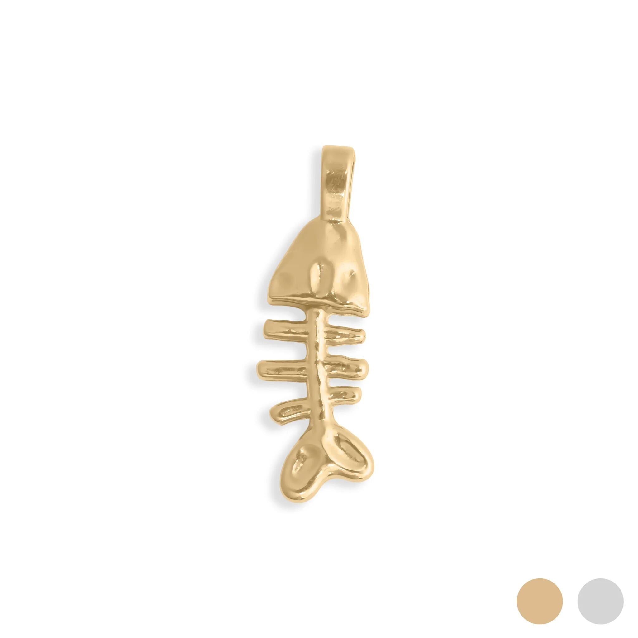 Dead Reckoning Fish Bone Charm