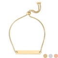 Hey Gorgeous! Flat Adjustable Bar Bracelet