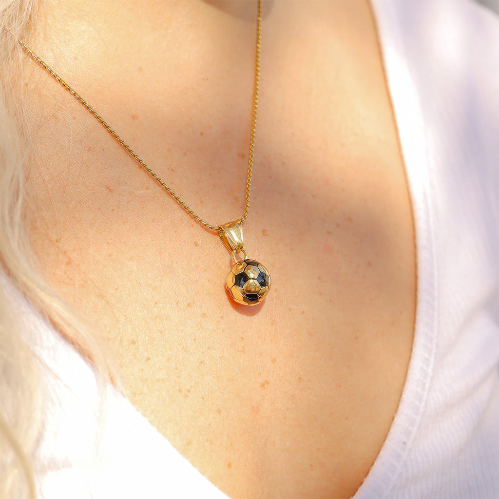 Score Your Heart Away — 3D Soccer Ball Pendant