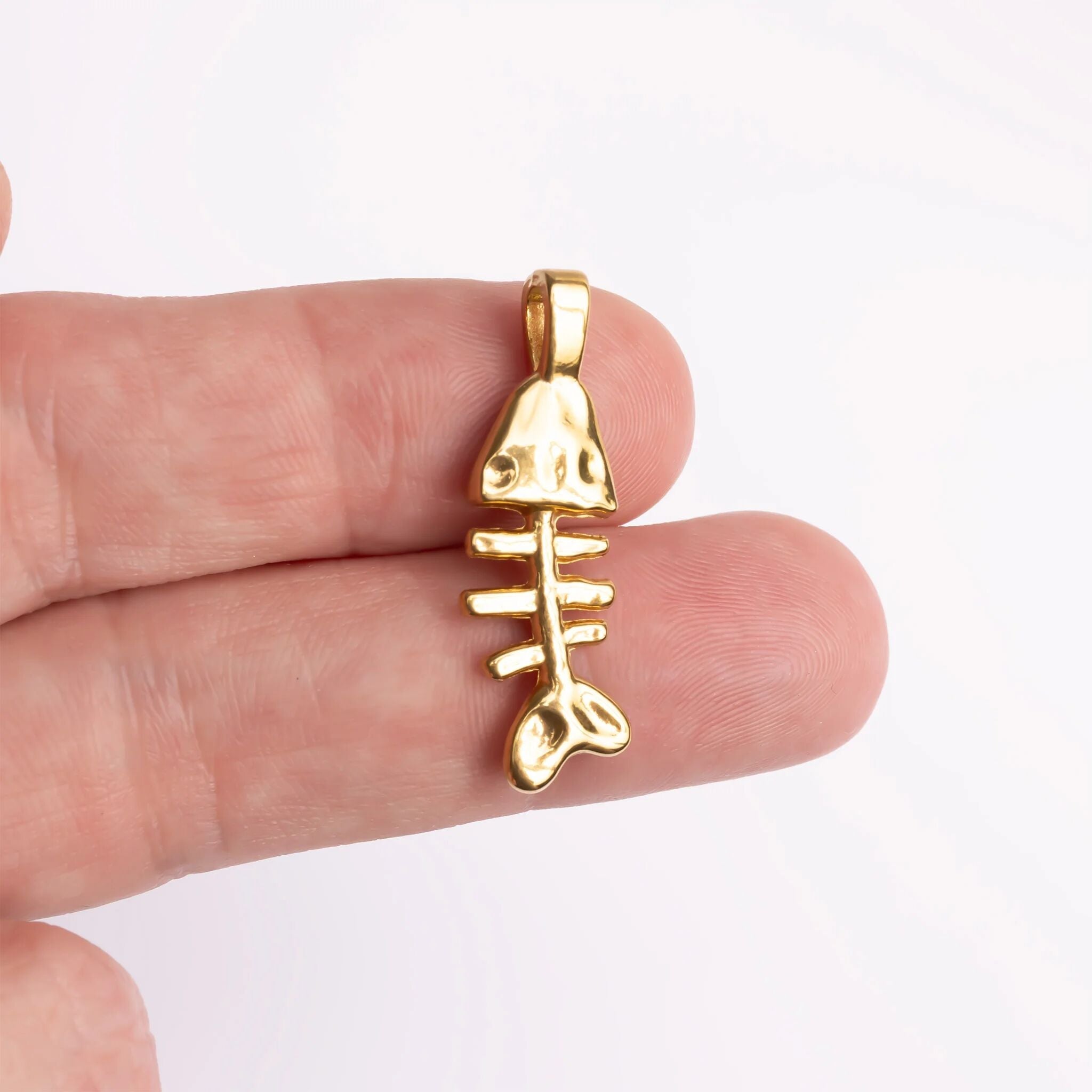 Dead Reckoning Fish Bone Charm